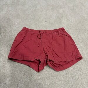 Old Navy Women's High Waist Brick Red Shorts